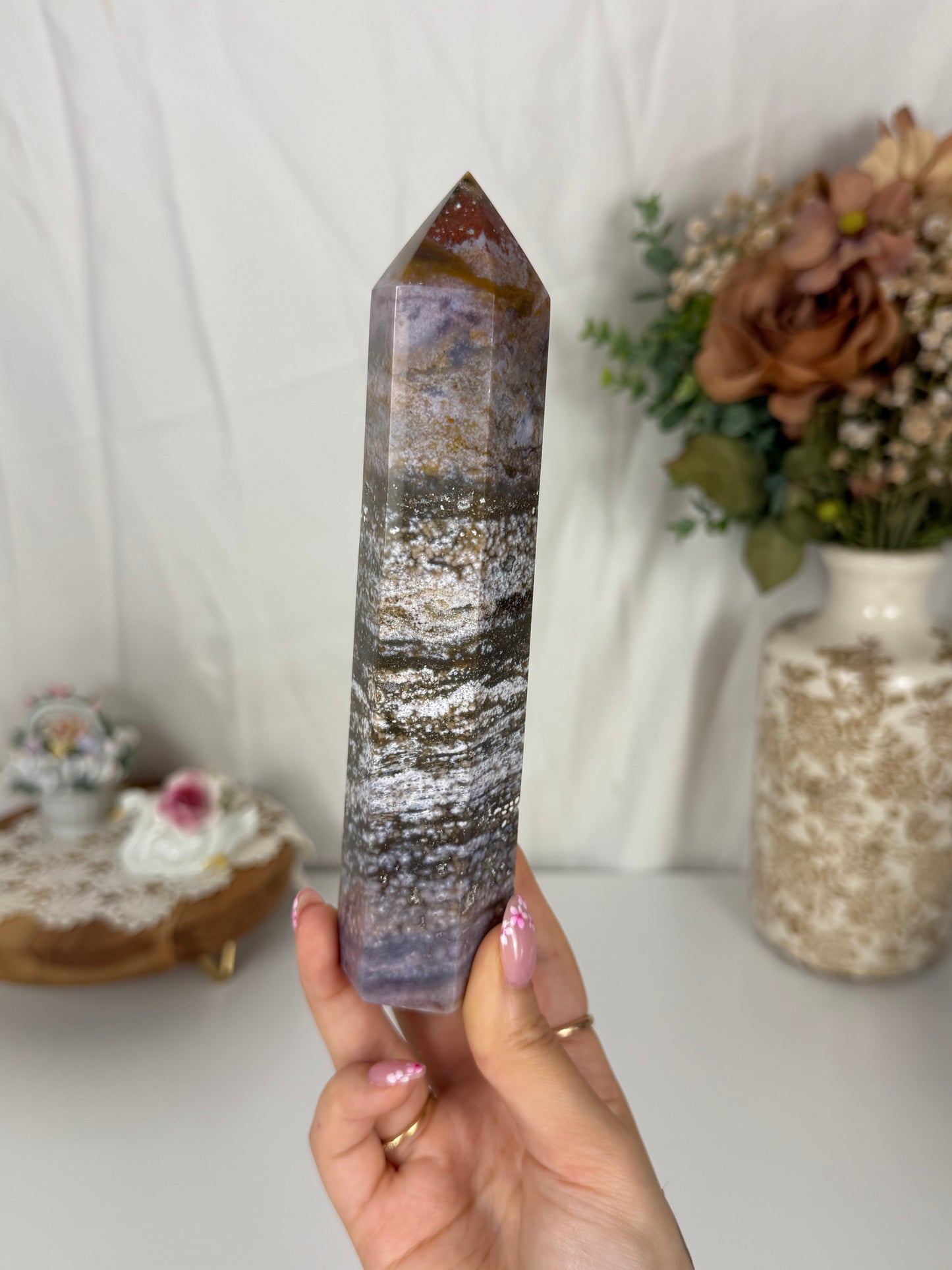 Orby/Cosmic Large Sea Jasper Tower (92)