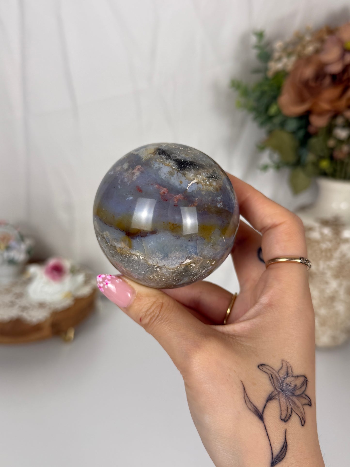Sea Jasper Sphere (44)