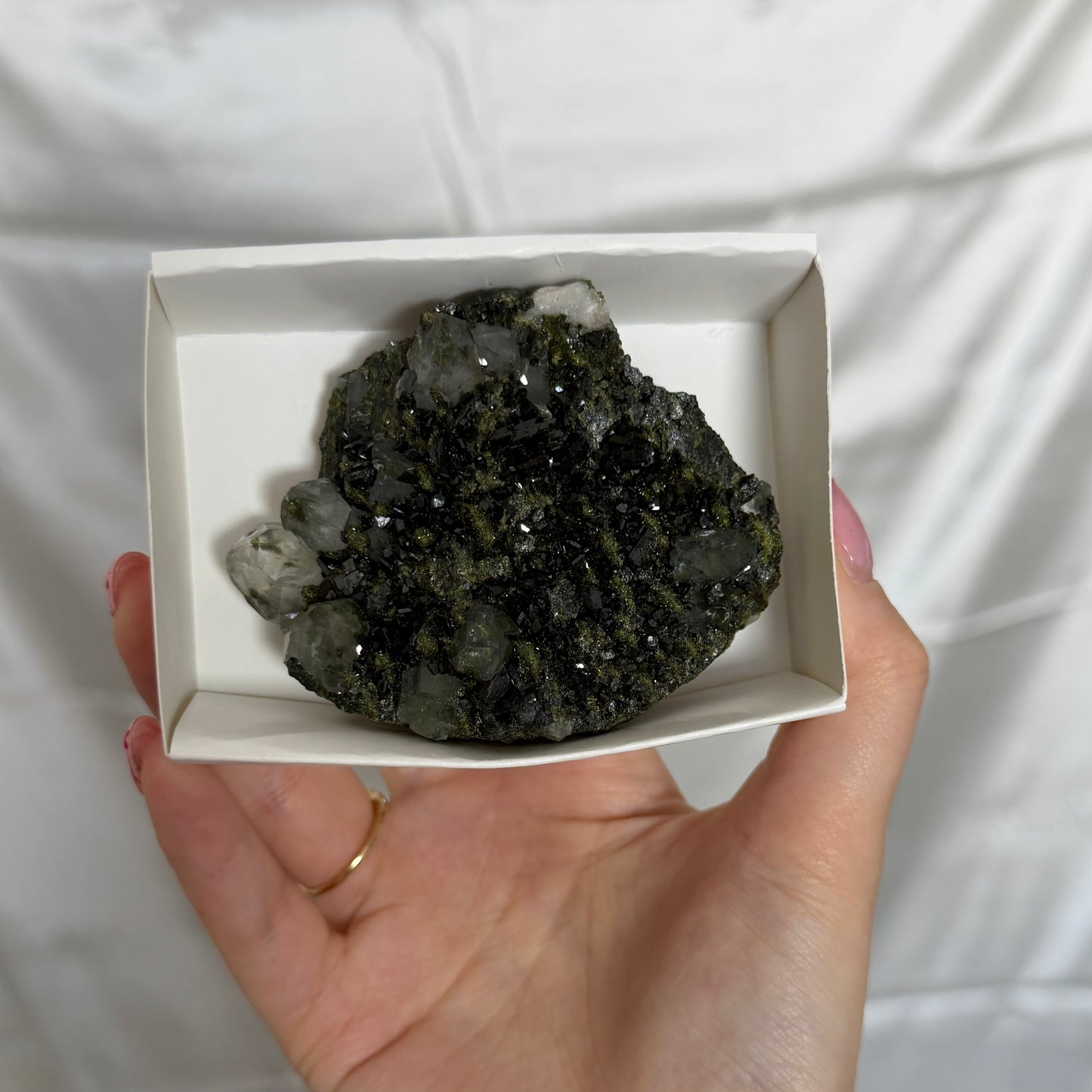 Epidote & Quartz Crust