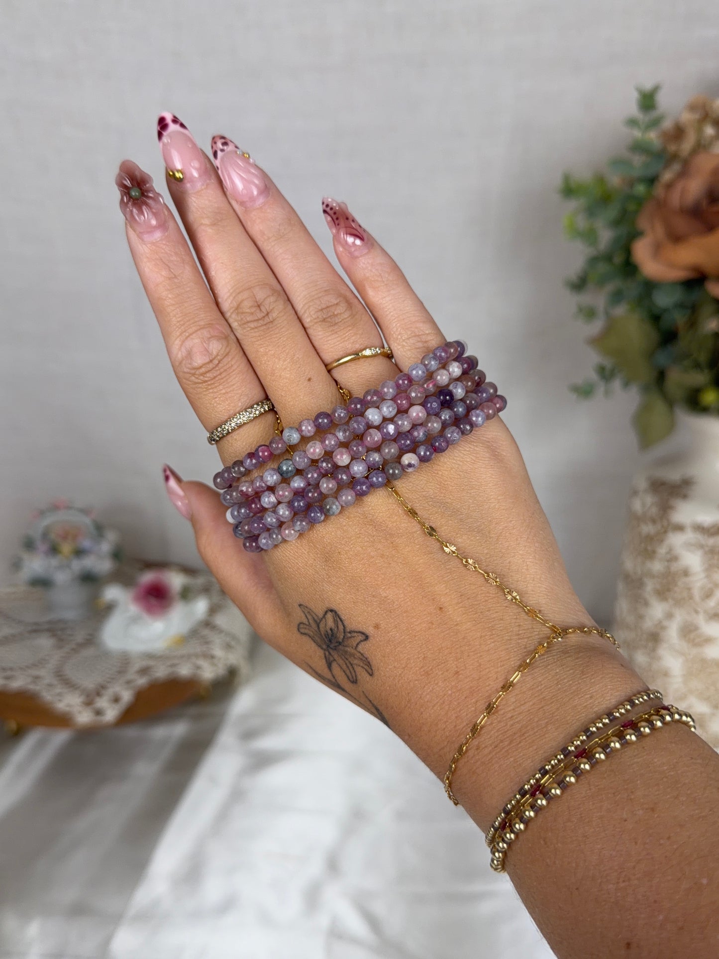 4mm Unicorn Stone Bracelet