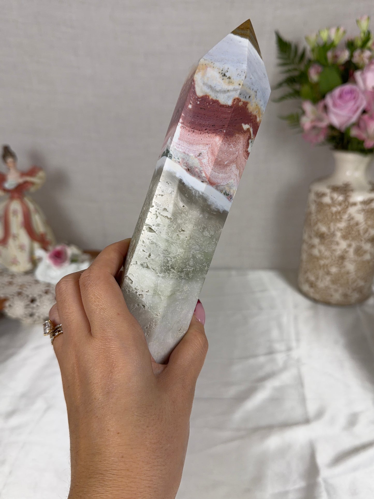 Pastel Sea Jasper Tower (60K)