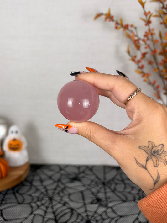 *Juicy Star Rose Quartz Sphere (28B)