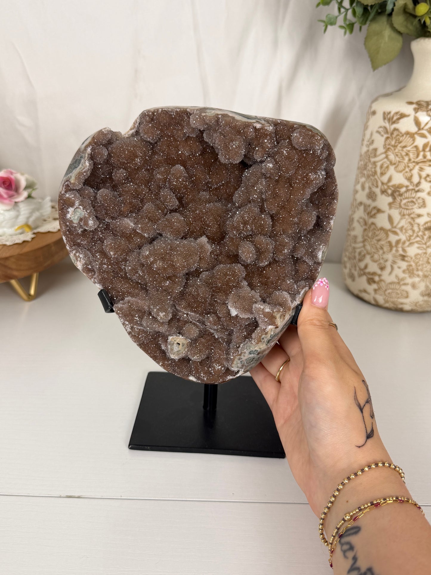Statement Brown Amethyst Freeform on Stand (185D)