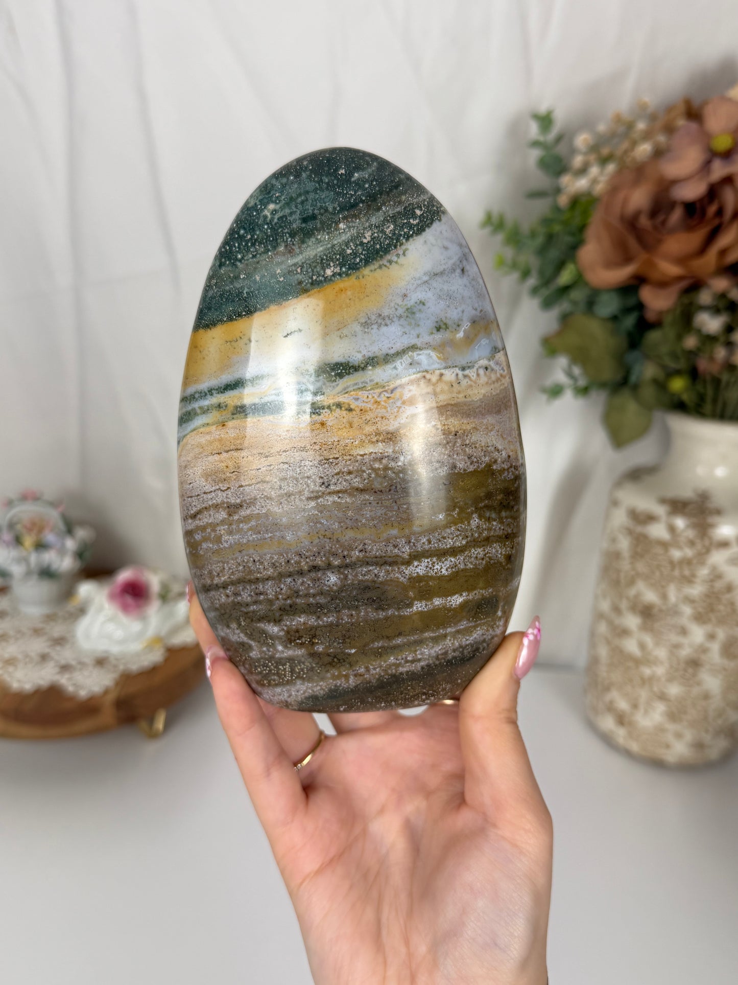 Large Orby Beachy Sea Jasper Freeform (138)
