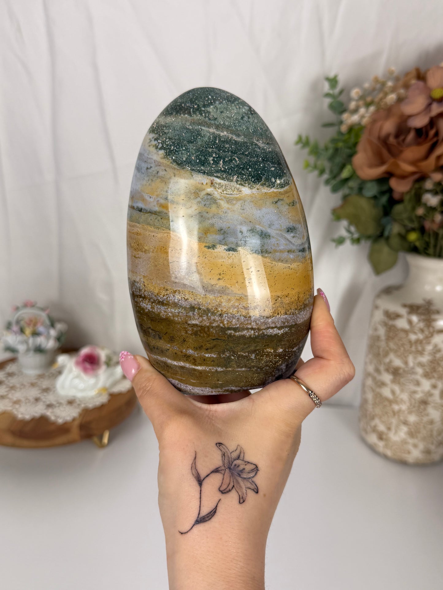 Large Orby Beachy Sea Jasper Freeform (138)