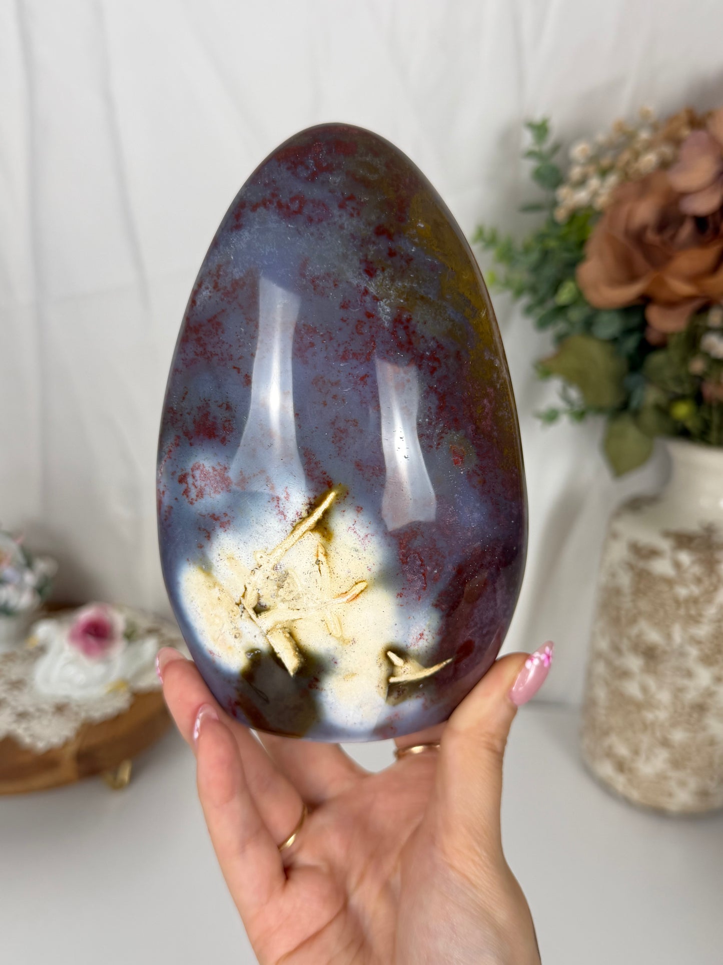 Large Moody Sea Jasper Freeform (126)