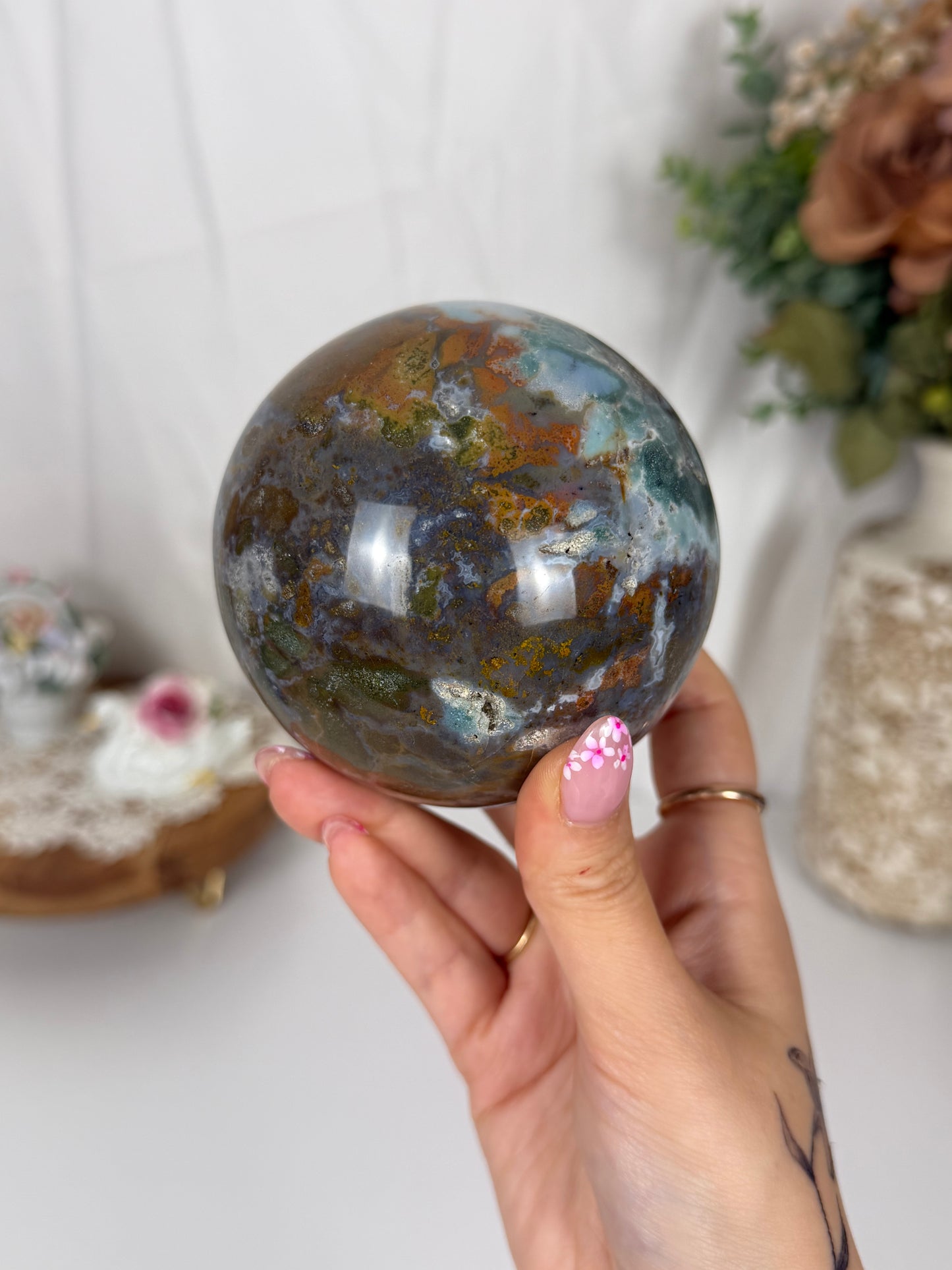 Sea Jasper Sphere (90B)