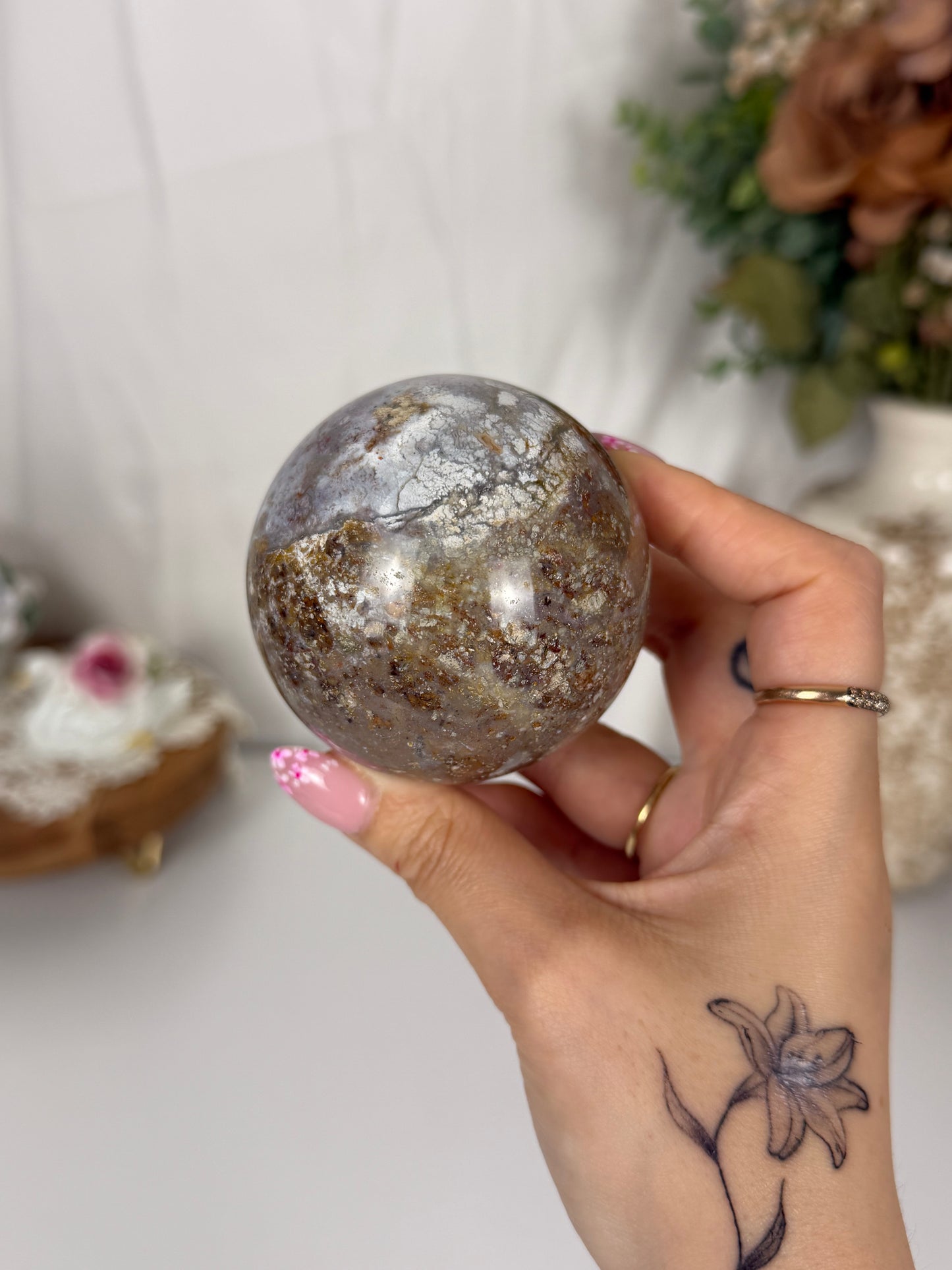 Sea Jasper Sphere (40)