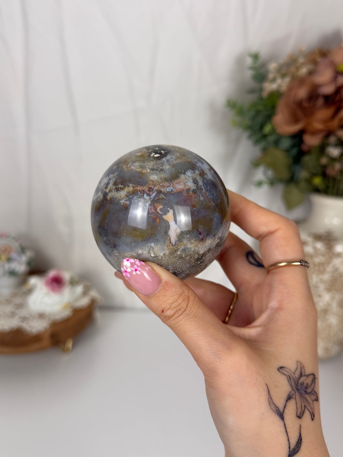 Sea Jasper Sphere (44)