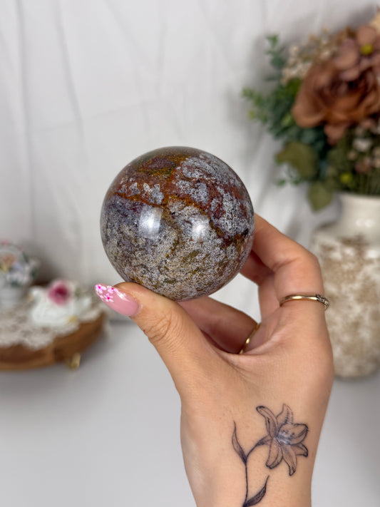 PB&J Sea Jasper Sphere (40)