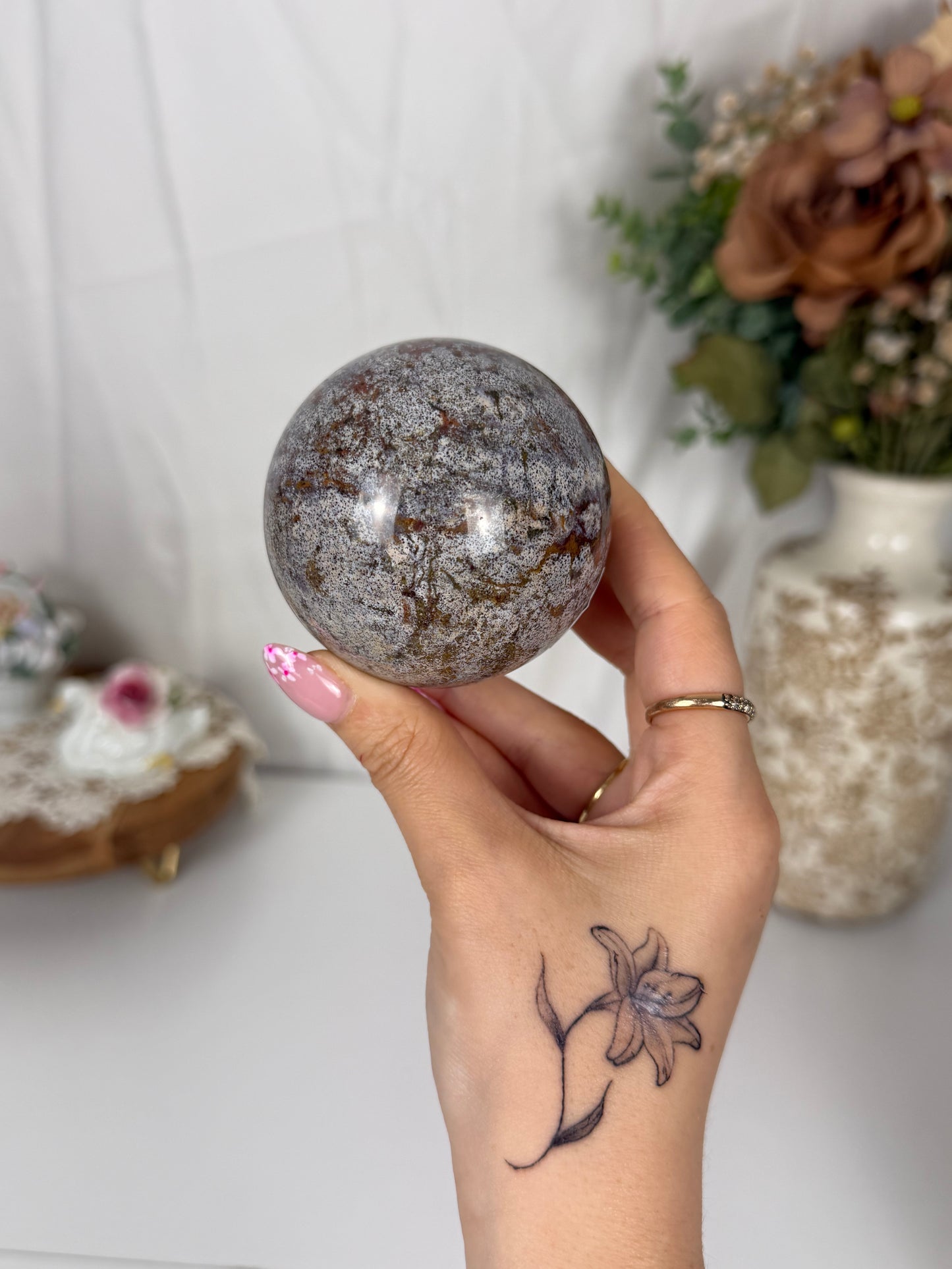 PB&J Sea Jasper Sphere (40)