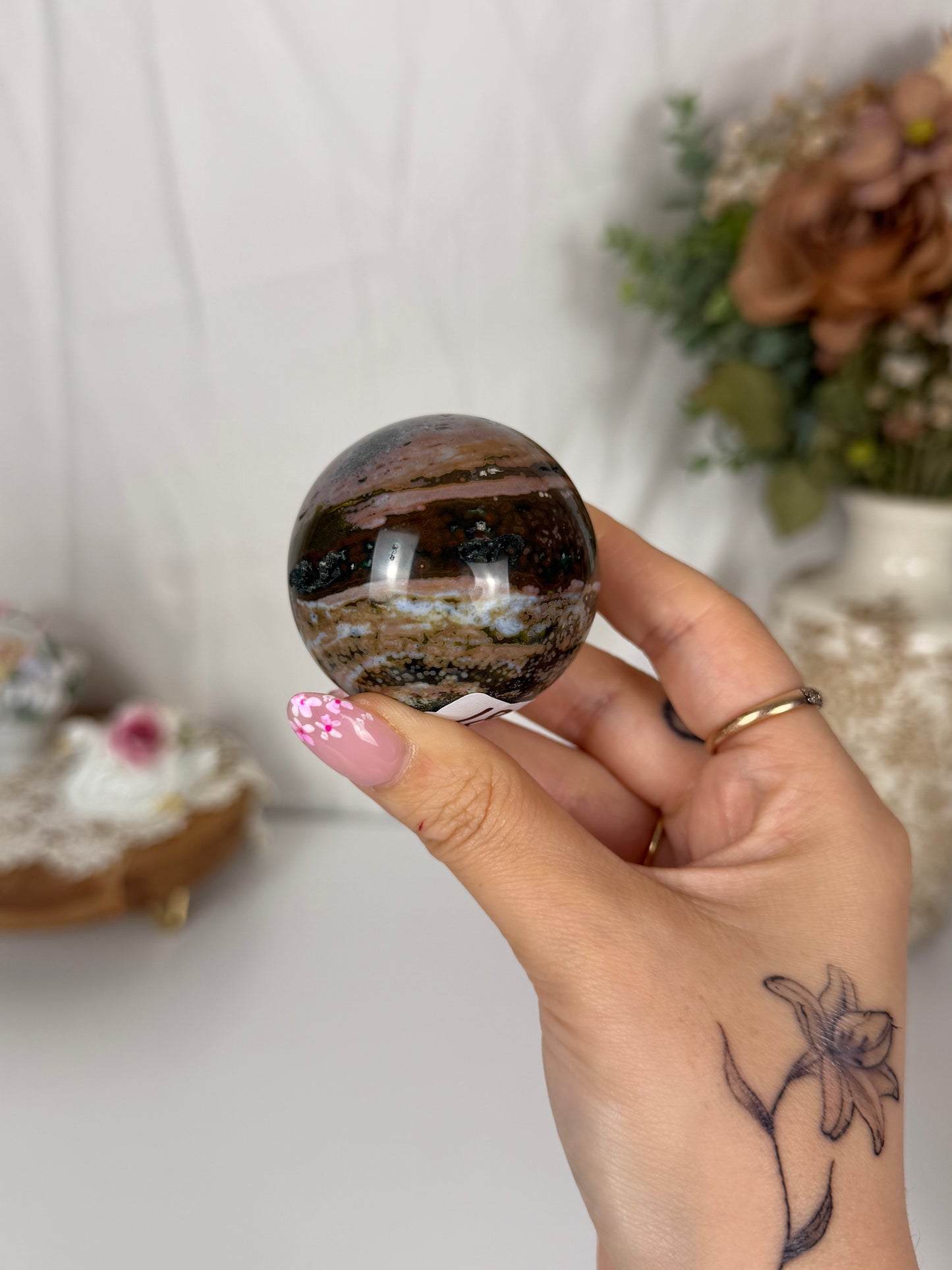 Orby Moody Sea Jasper Sphere (18)