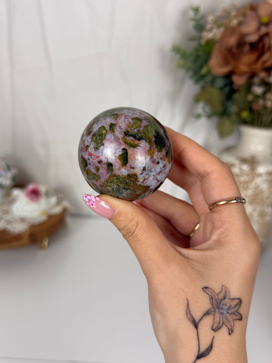 Cosmic Forest Sea Jasper Sphere (22)