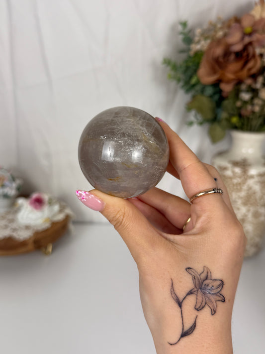 Blue Rose Quartz Sphere (26)