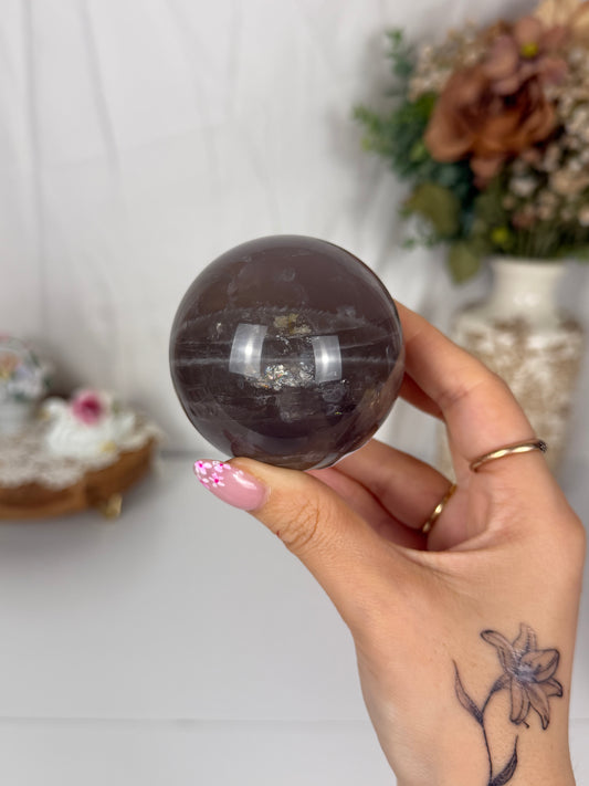 *Star Blue Rose Quartz Sphere (50)