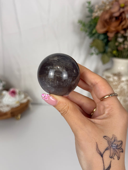 *Star Blue Rose Quartz Sphere (26)