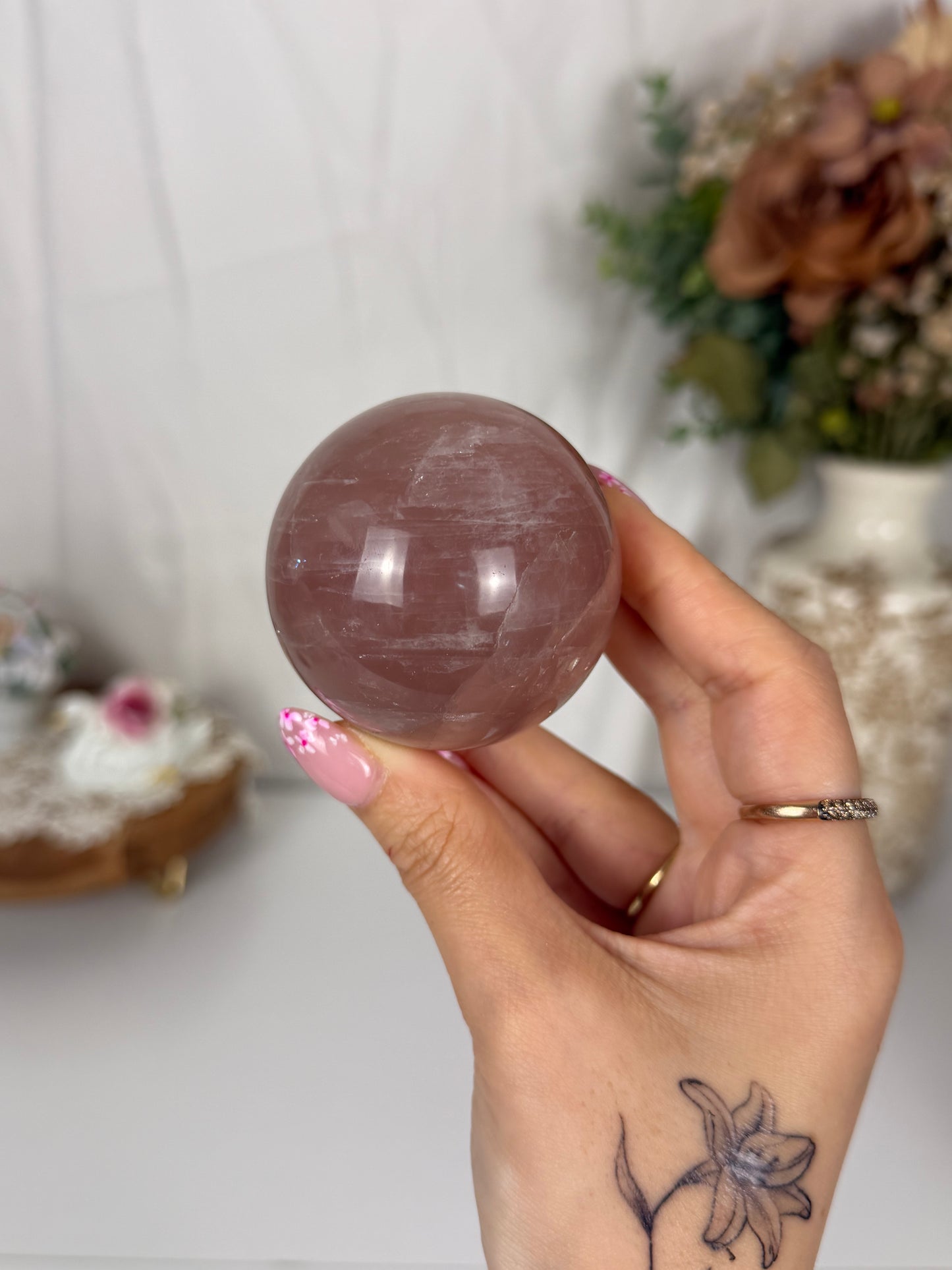 Rose Quartz Sphere (30)