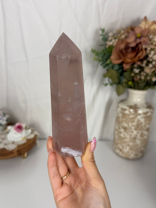 Brown Rose Quartz Tower (52)