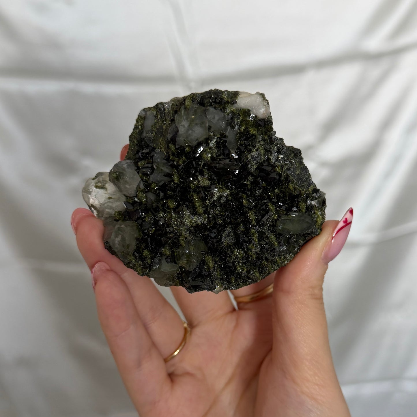 Epidote & Quartz Crust