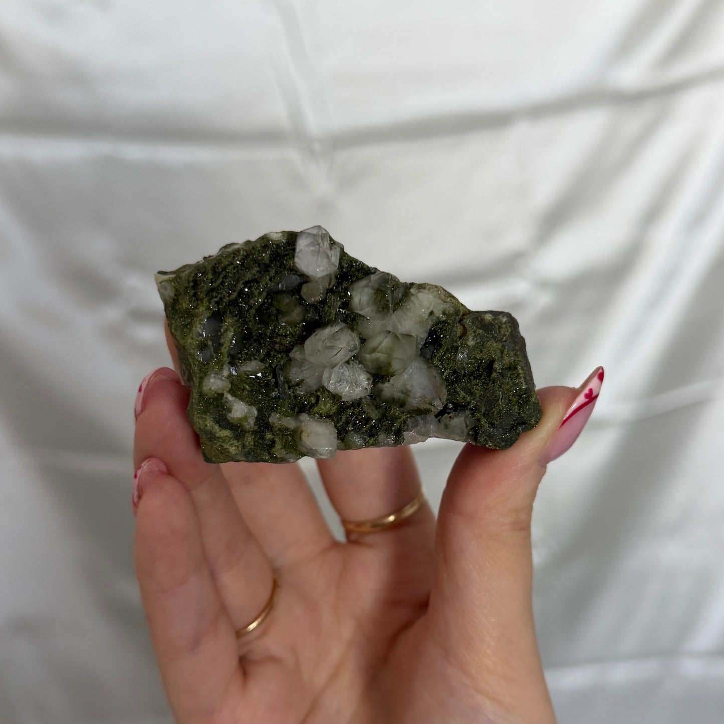 Epidote & Quartz Crust
