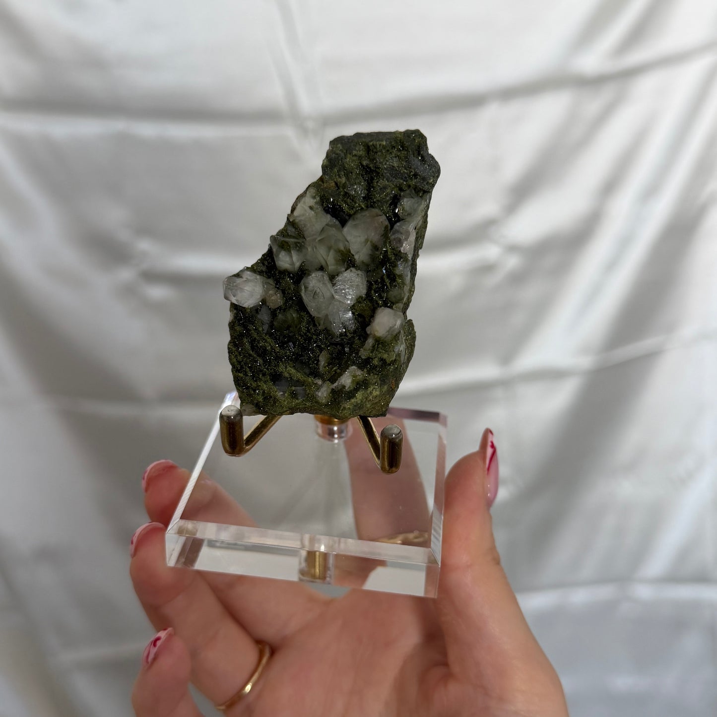 Epidote & Quartz Crust