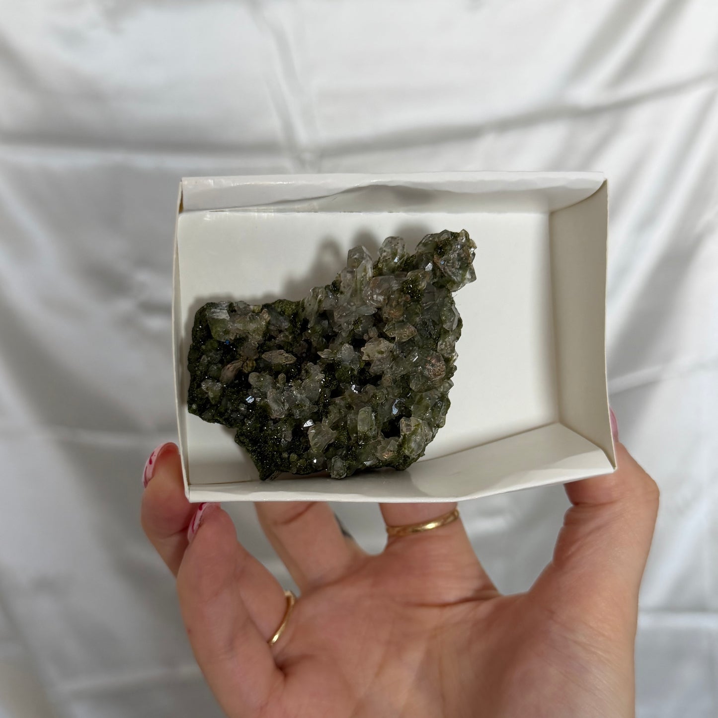 Epidote & Quartz Crust