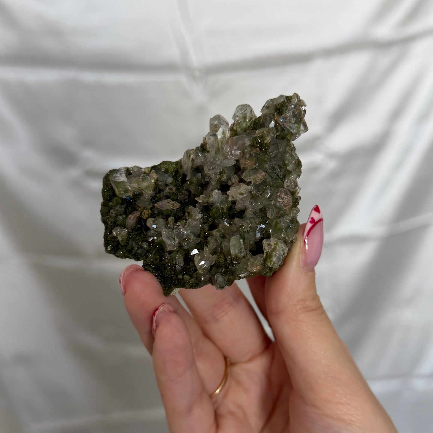 Epidote & Quartz Crust
