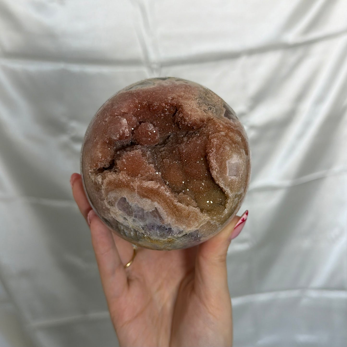 Pink Amethyst Sphere