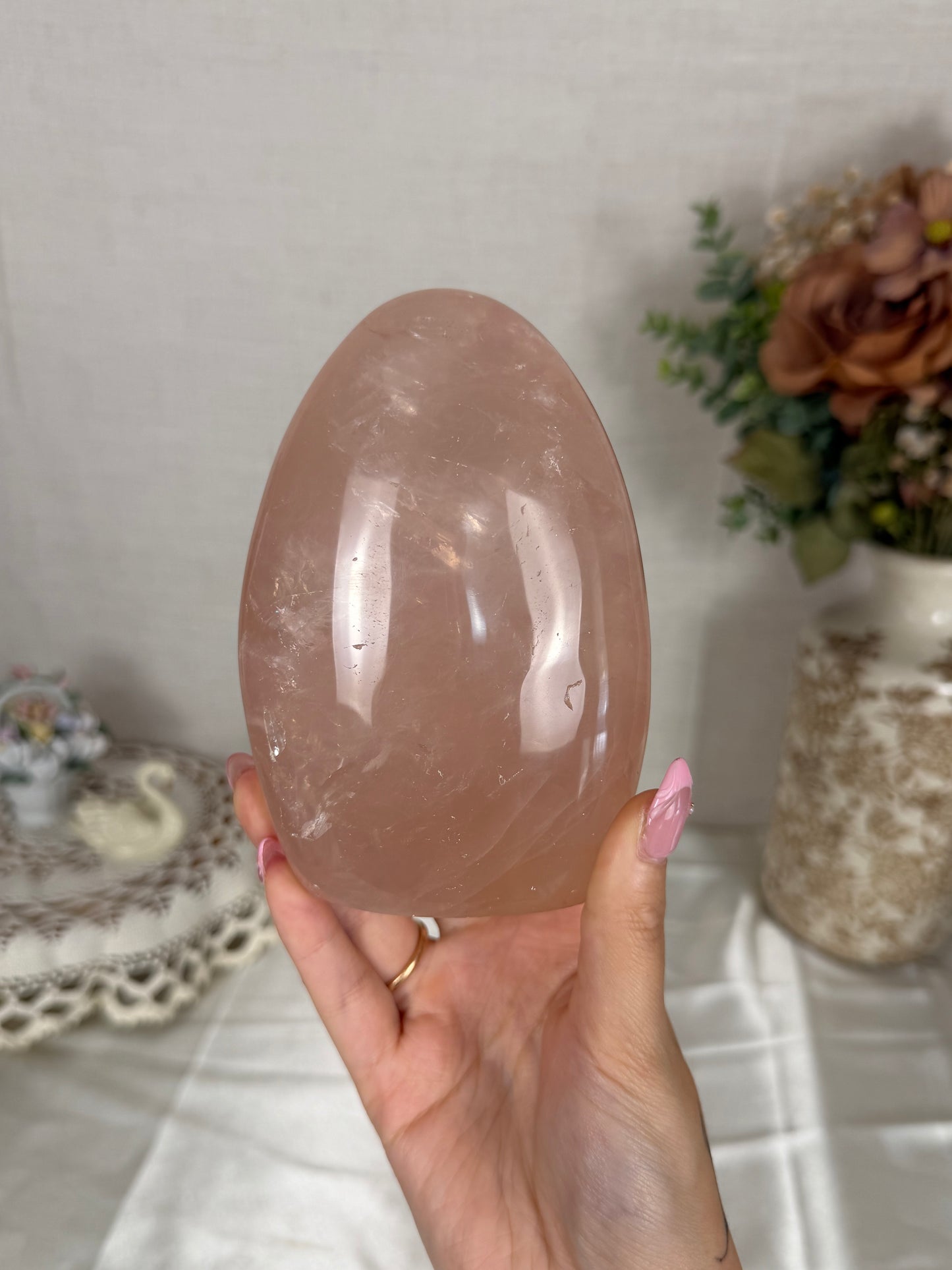*Peach Star Rose Quartz Freeform (76)