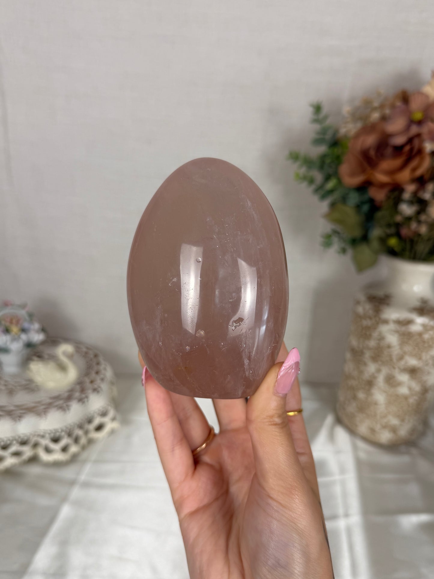 *Smoky Star Rose Quartz Freeform (55)
