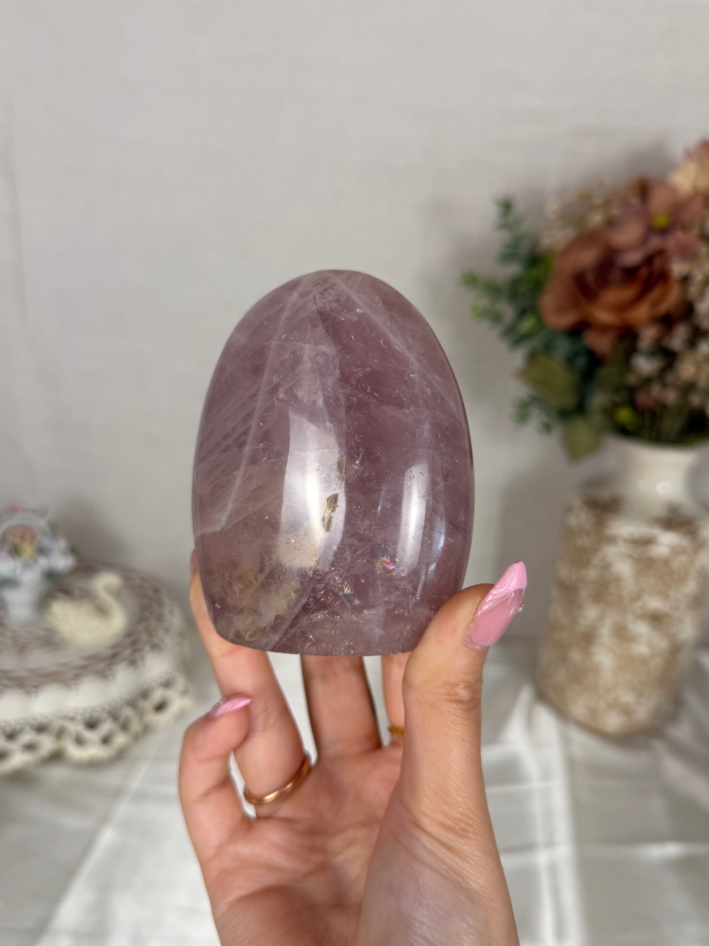 *Pink Berry Star Rose Quartz Freeform (46)