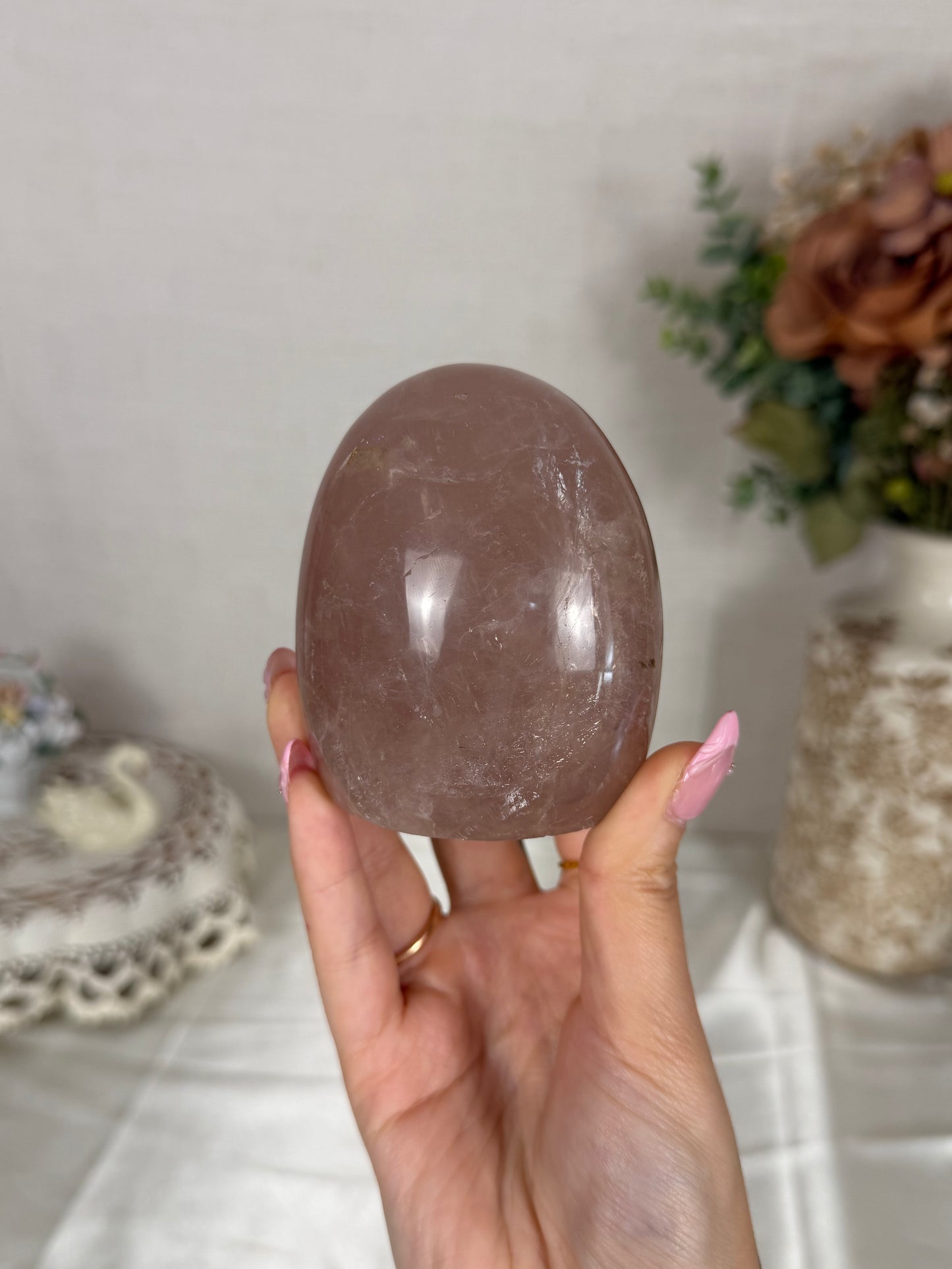 *Light Brown Star Rose Quartz Freeform (42)