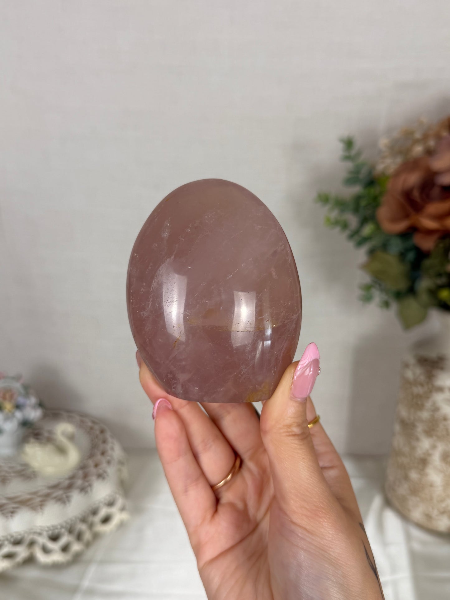 *Mauve Star Rose Quartz Freeform (30)