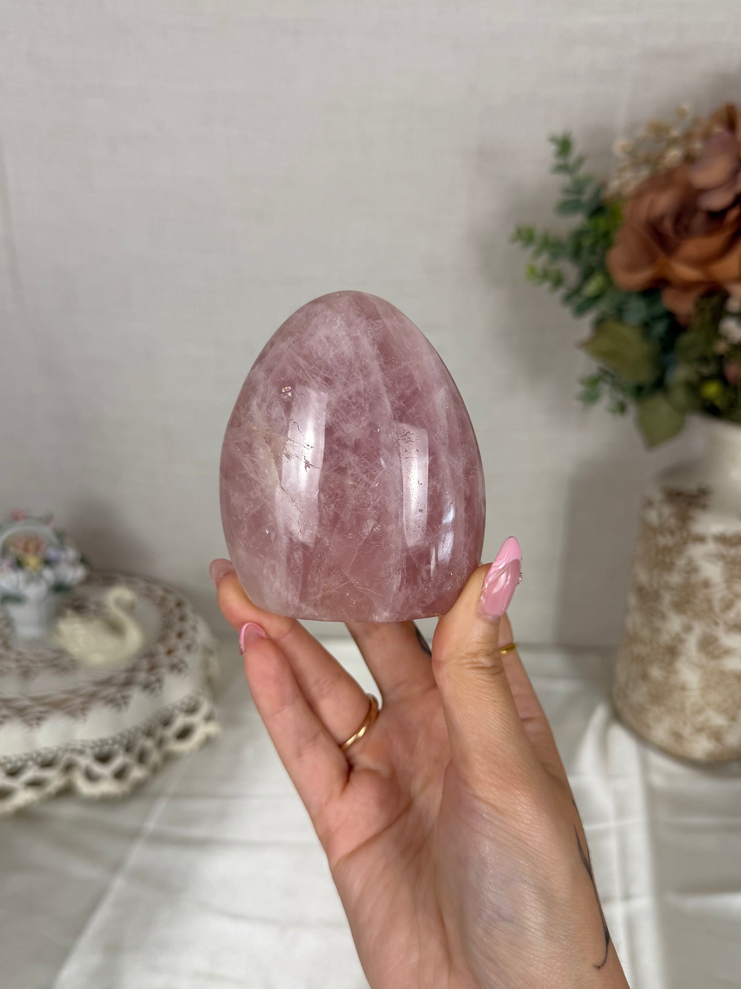 Vibrant Rose Quartz Freeform (32)