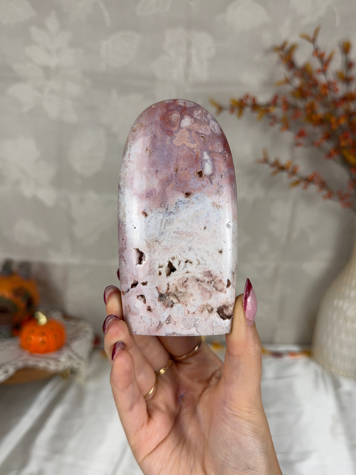 Fairy Druzy Pink Carnelian Freeform (50T)