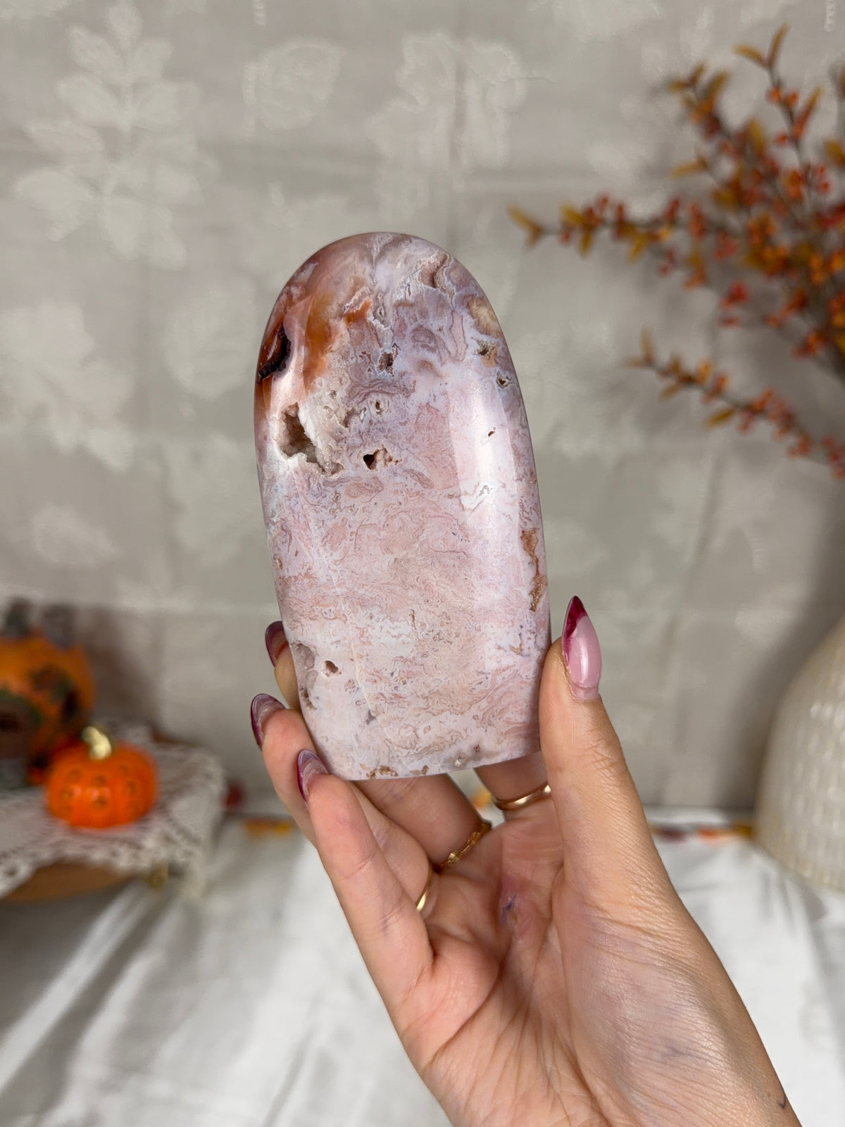 Fairy Druzy Pink Carnelian Freeform (50T)