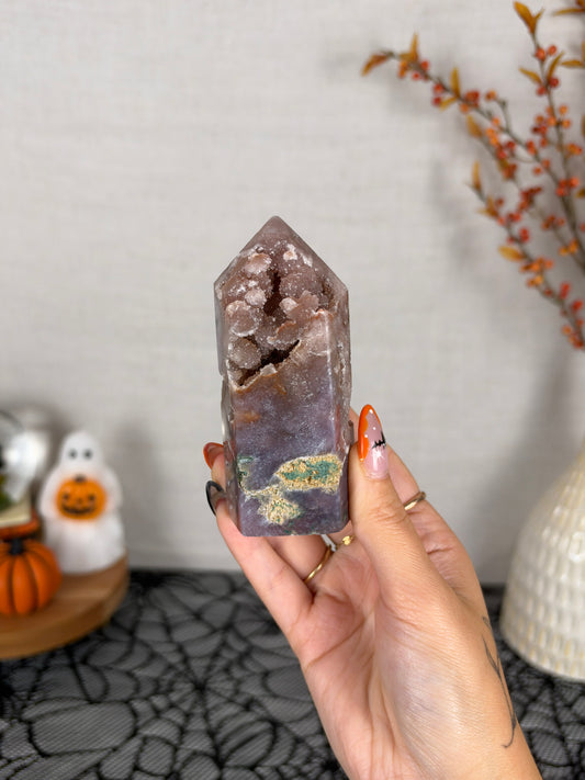 Moody Pink Amethyst Tower (65)