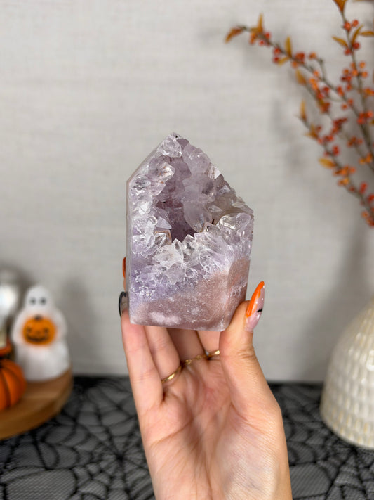 Chunky Pink Amethyst Tower (98Q)