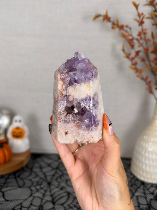 Gemmy Pink Amethyst Tower (94W)
