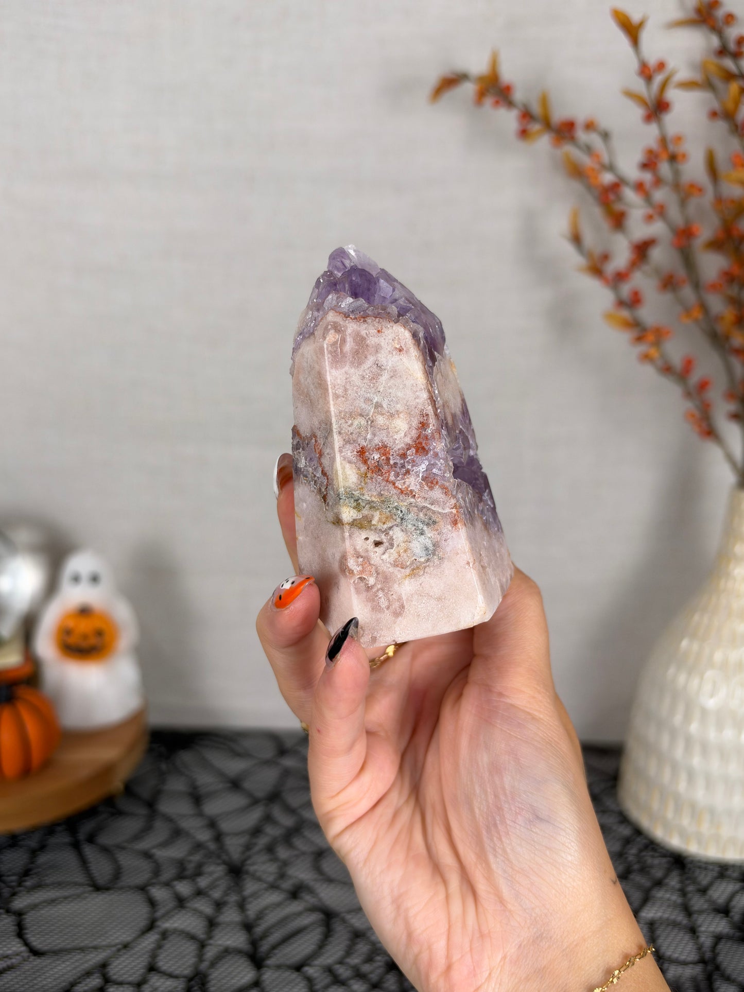 Gemmy Pink Amethyst Tower (94W)
