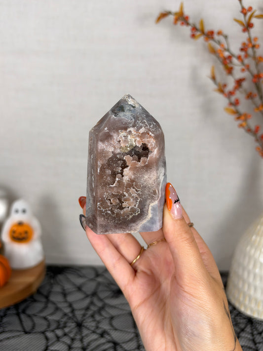 Moody Pink Amethyst Tower (80X)