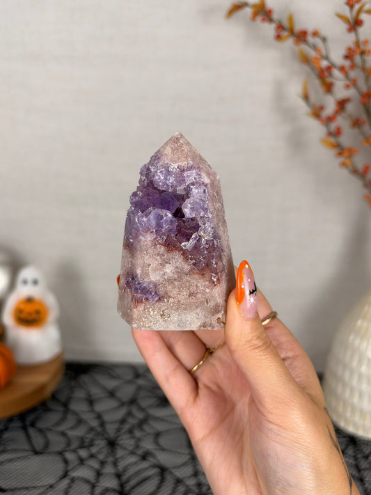 Gemmy Pink Amethyst Tower (58)