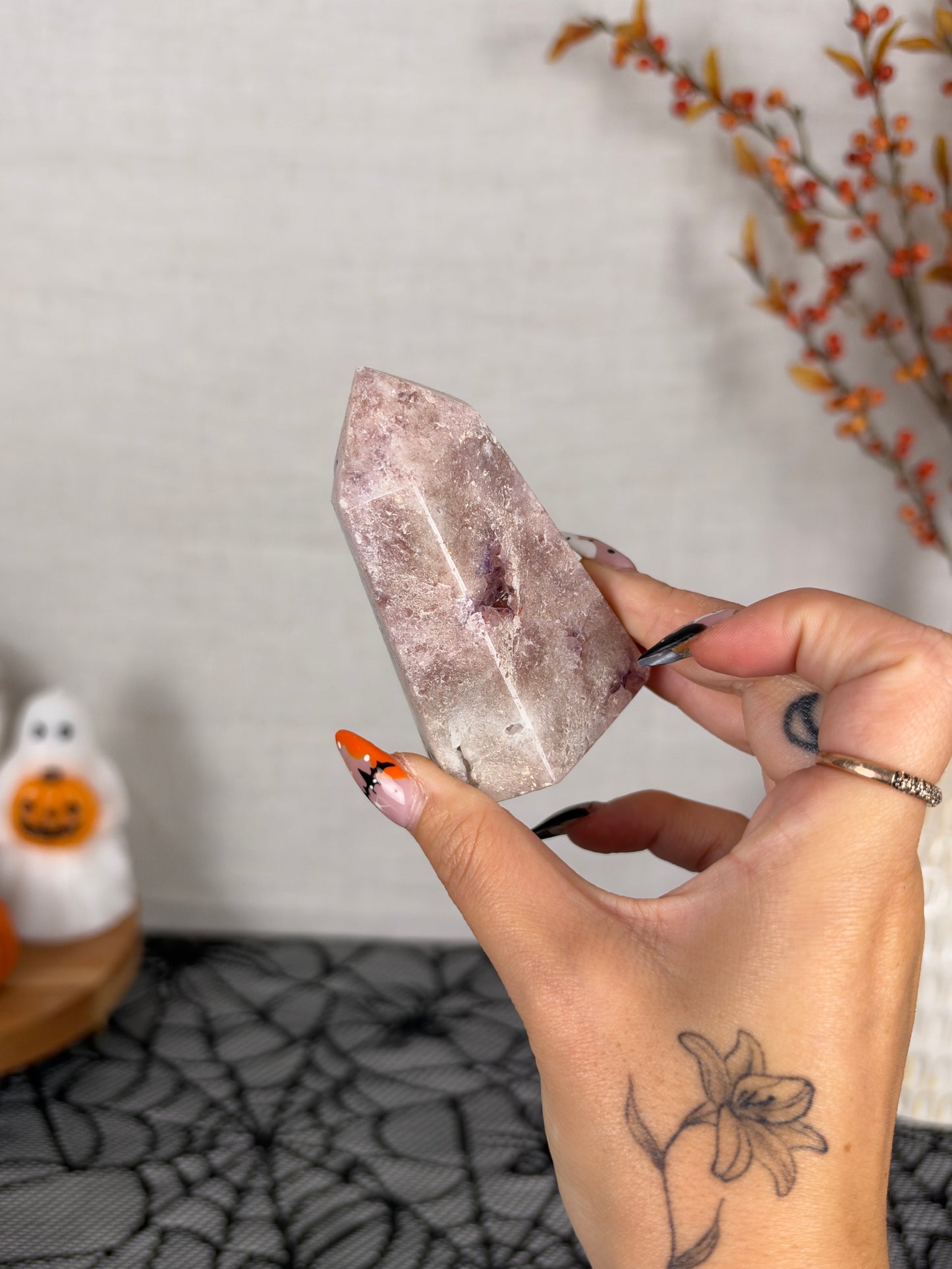 Gemmy Pink Amethyst Tower (58)