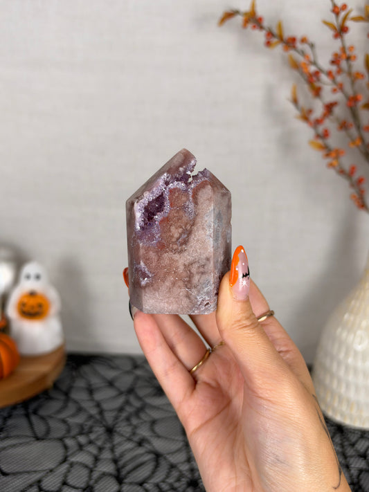 Chunky Pink Amethyst Tower (52)