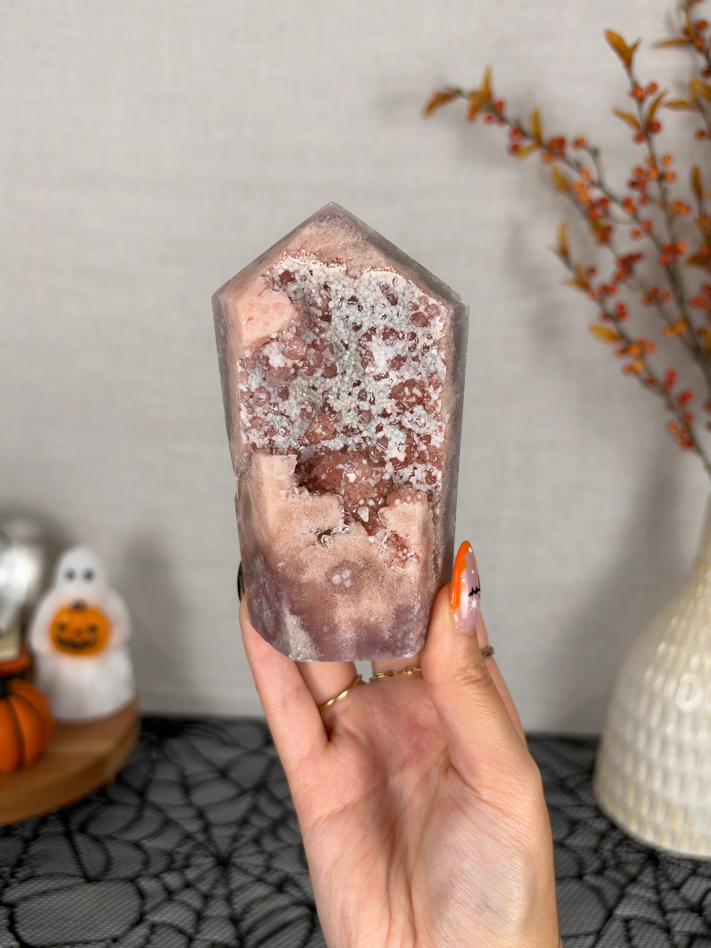 Mauve Pink Amethyst Tower (138X)