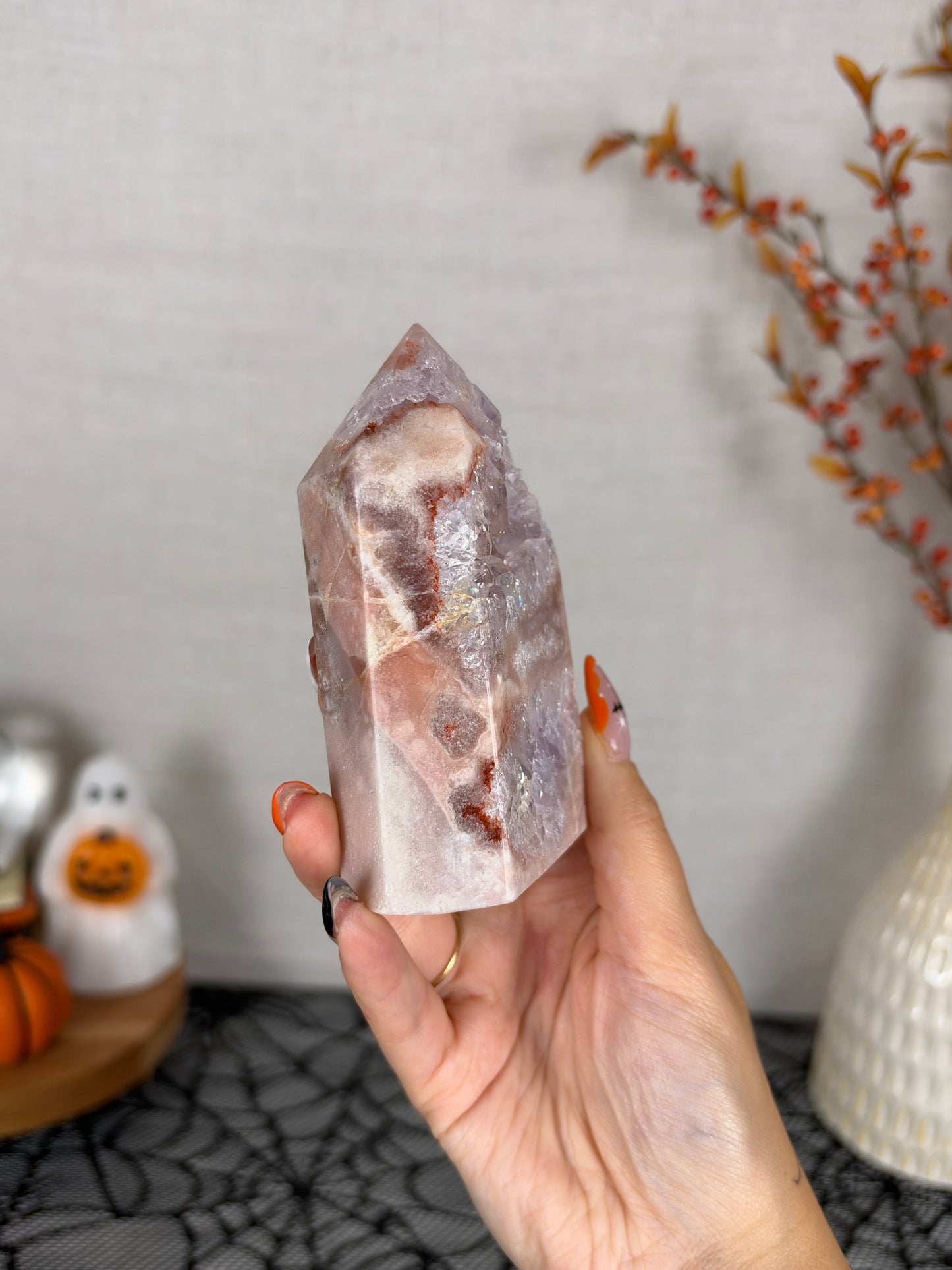 Gemmy Pink Amethyst Tower (98T)