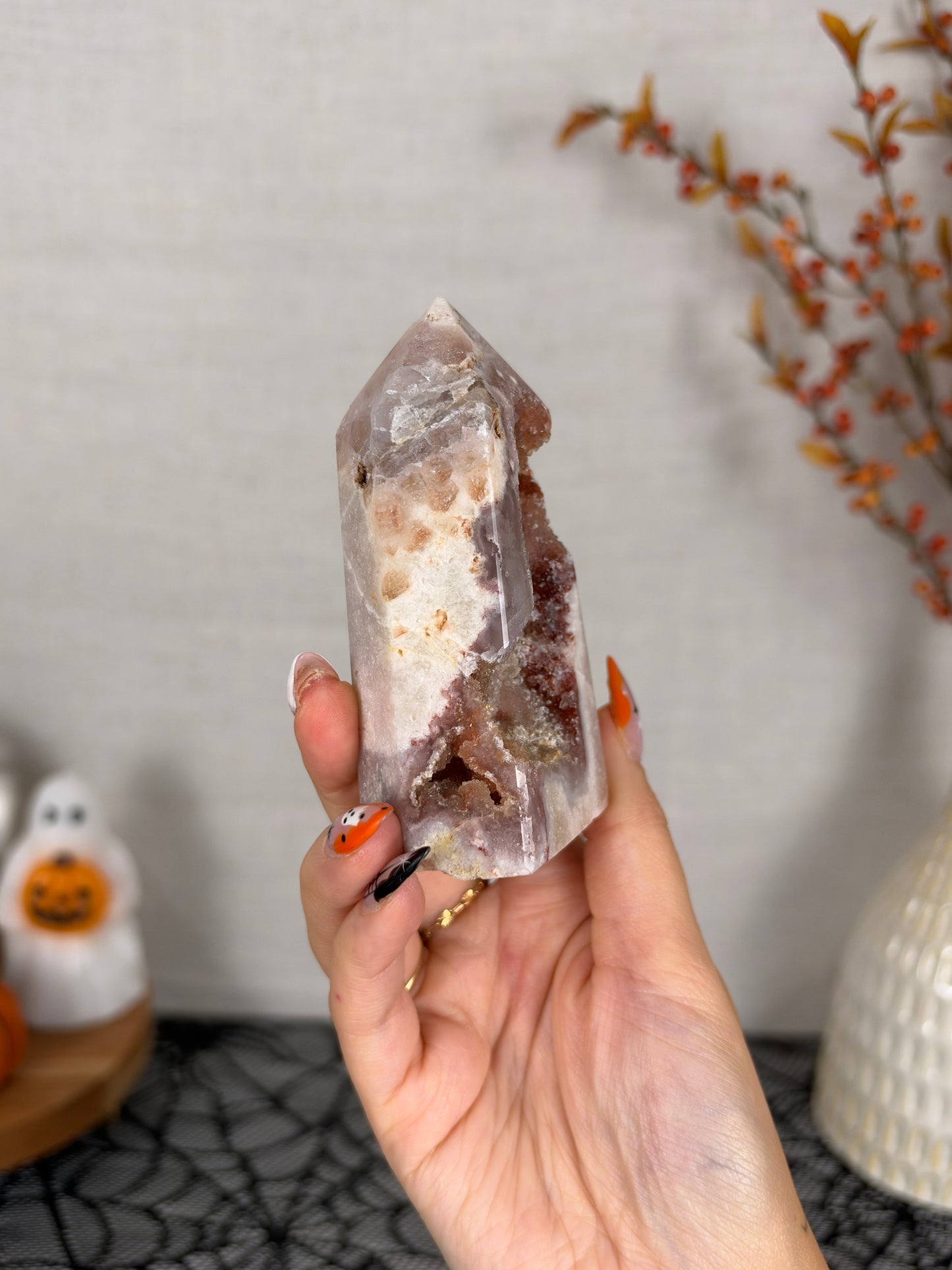 Mauve Pink Amethyst Tower (78)