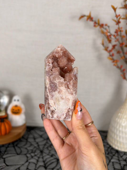 Bubble Pink Amethyst Tower (42)