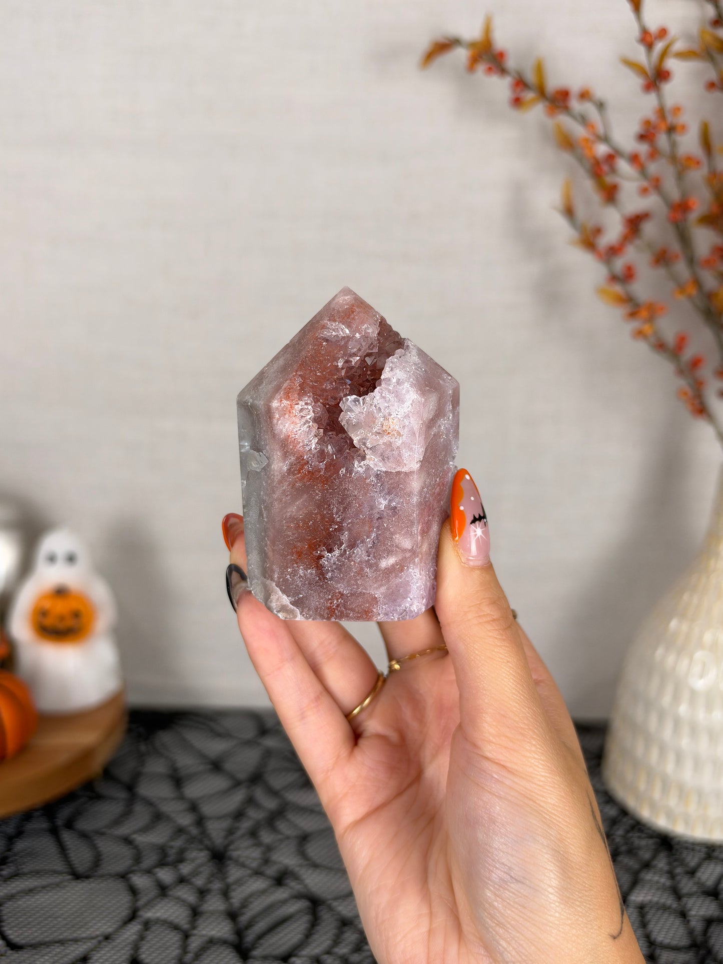 Chunky Pink Amethyst Tower (72)