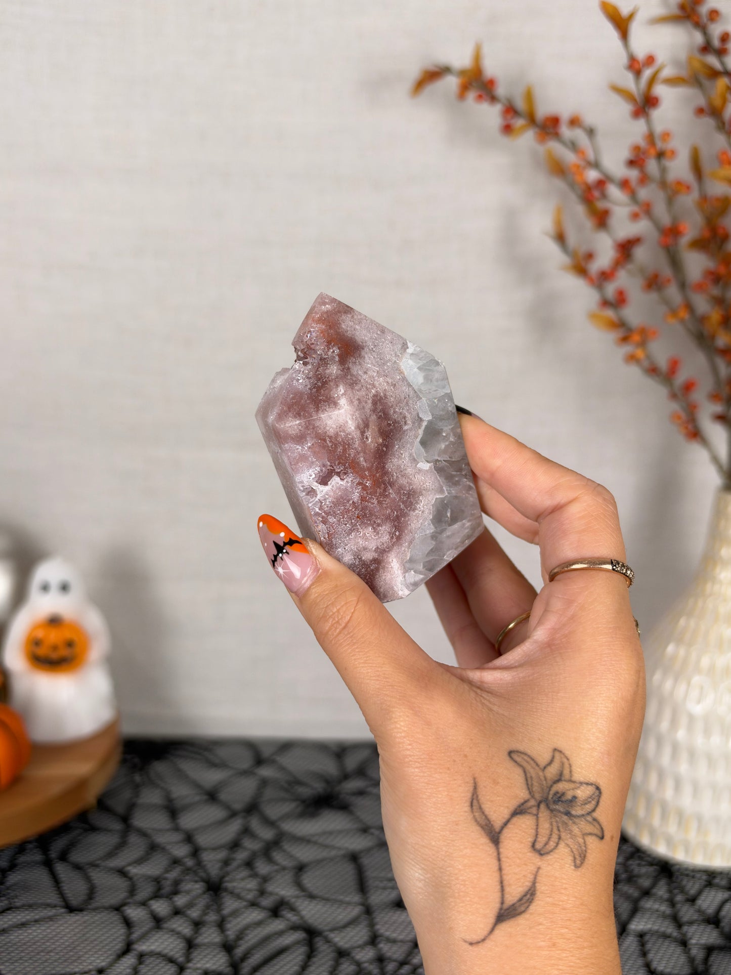 Chunky Pink Amethyst Tower (72)